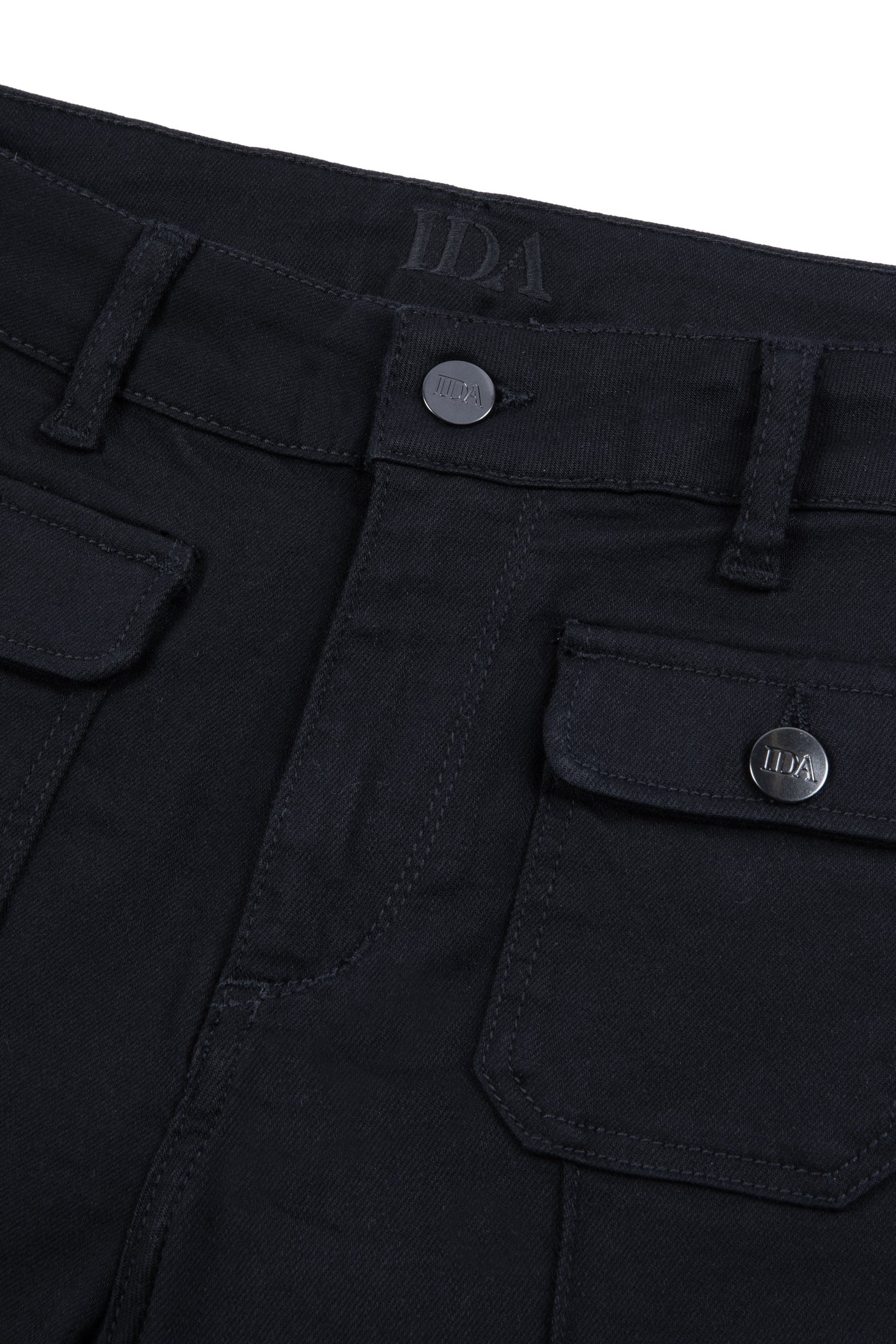 Hope The High Top Patch Pocket Bootcut | Blackest [Black Denim]